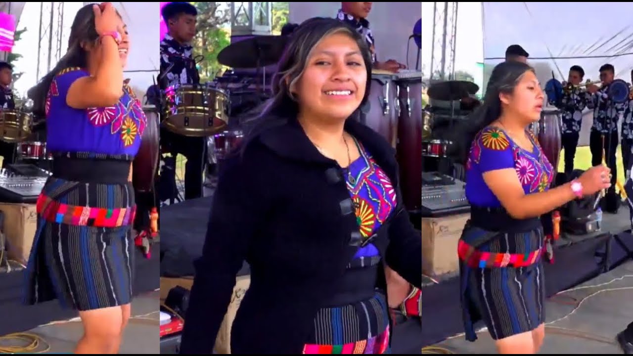 La cumbia del Chiquistrikis - marimba  orquesta El Rosario en lemoa Quiché