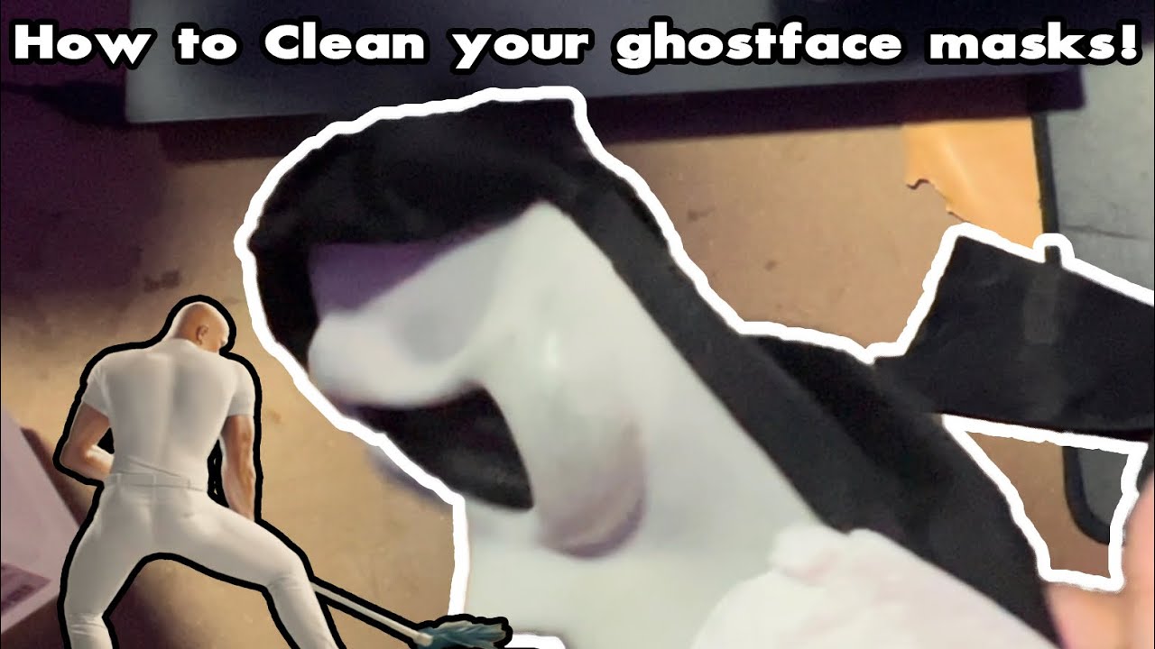 How To Clean Your Ghostface Masks!