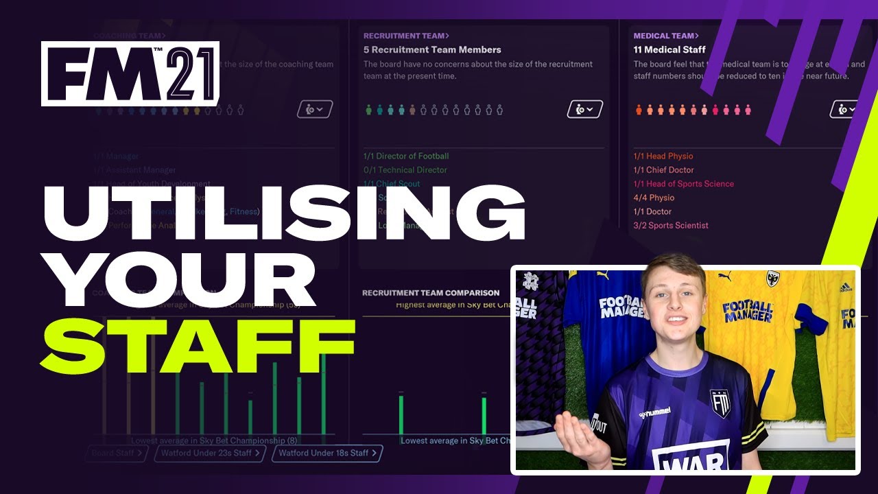 How to make the most of your staff in Football Manager 2021 | FM21 Tutorials
