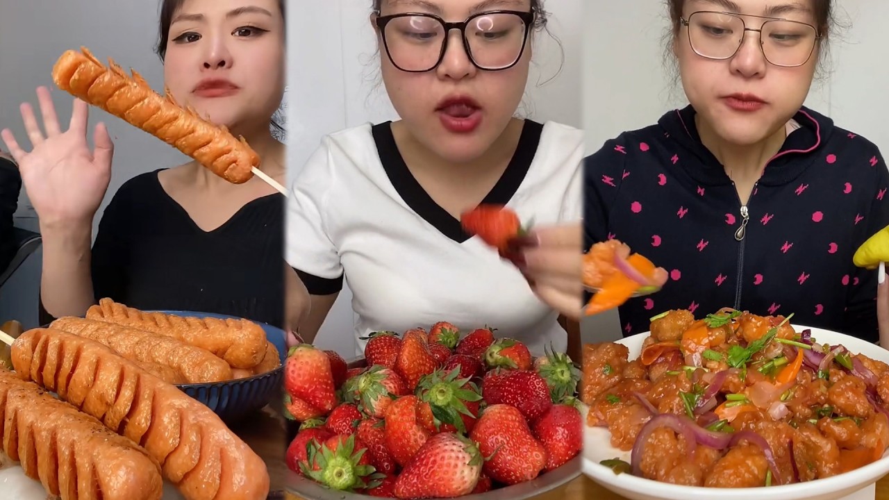 Mukbang food challeng new with real sound #d9mukbang #mukbang