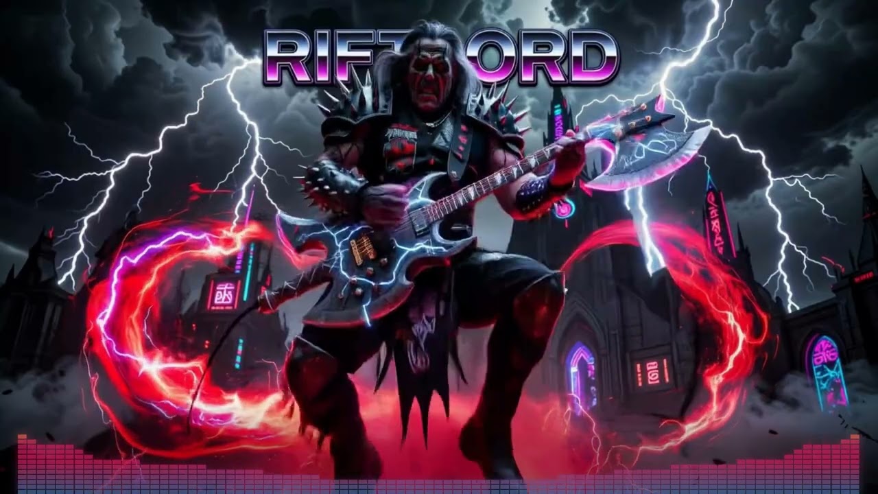 RIFTLORD | Synthwave x Heavy Metal Mix | Celestial Storm Temple Dark Fantasy