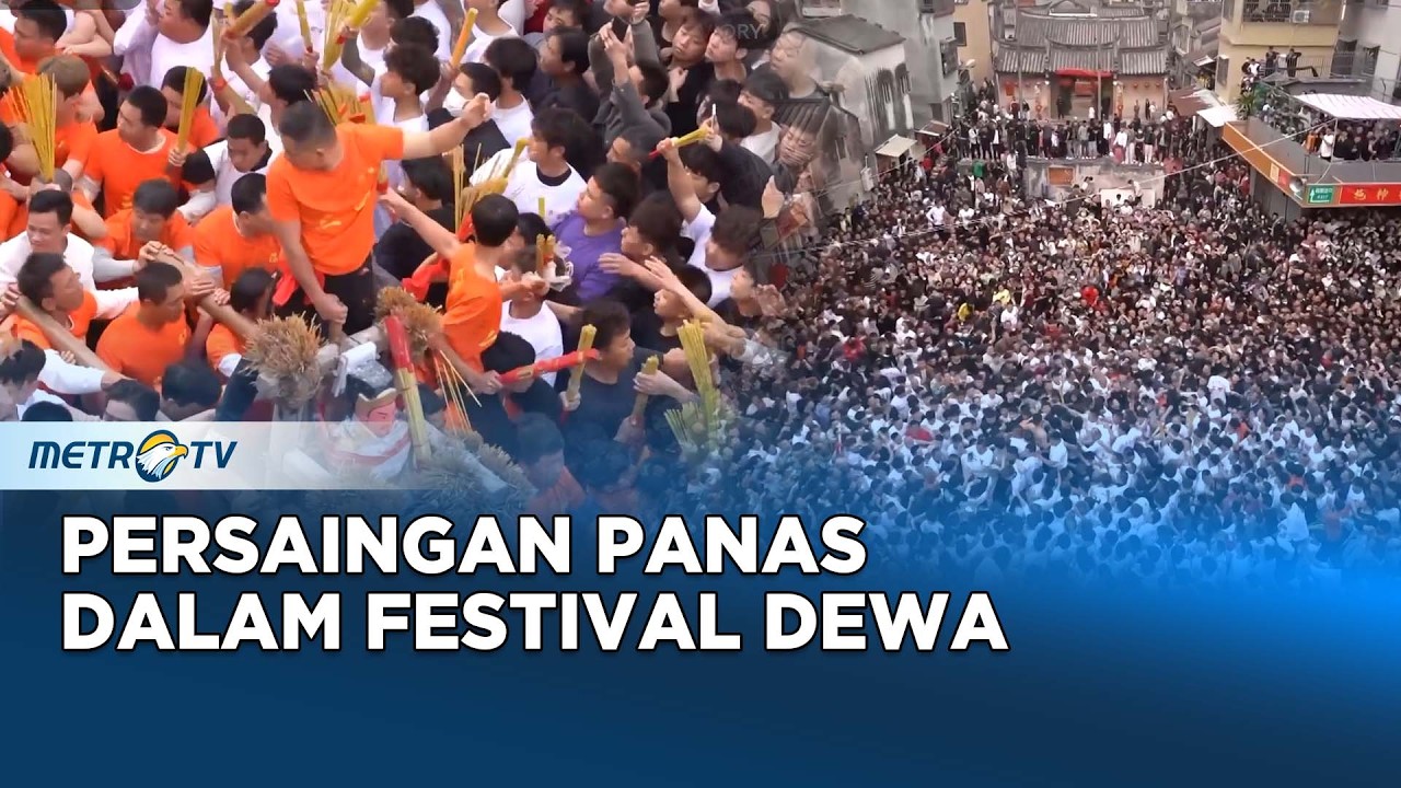 Festival Seru Tarik Patung Dewa di Yanzao