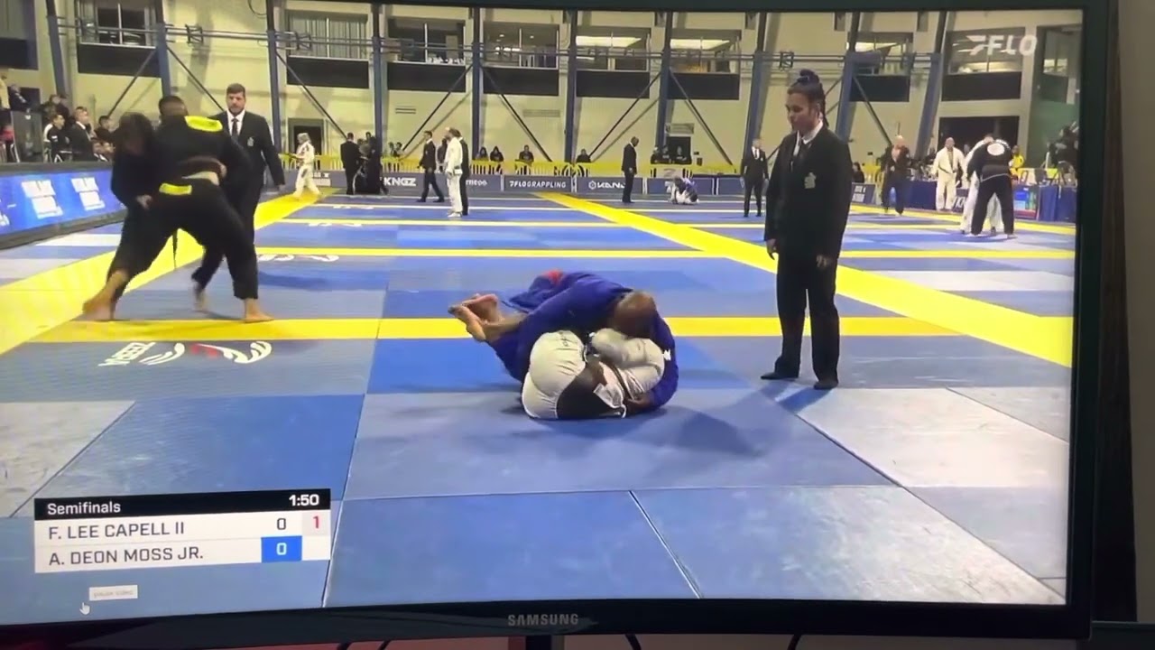 Al Moss jiu jitsu - International Masters 2023 Brown Belt Masters 3 Middle Weight match 1 of 2