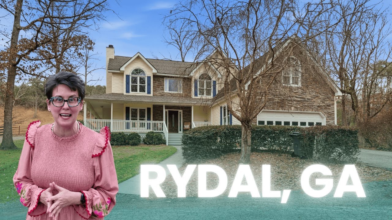 Property Home Tour in Rydal GA | Wraparound Porch & Workshop | Jenny Smith and Associates