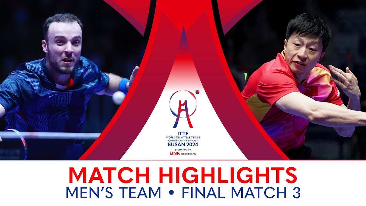 Ma Long (CHN) vs Simon Gauzy (FRA) | MT Final - Match 3 | 