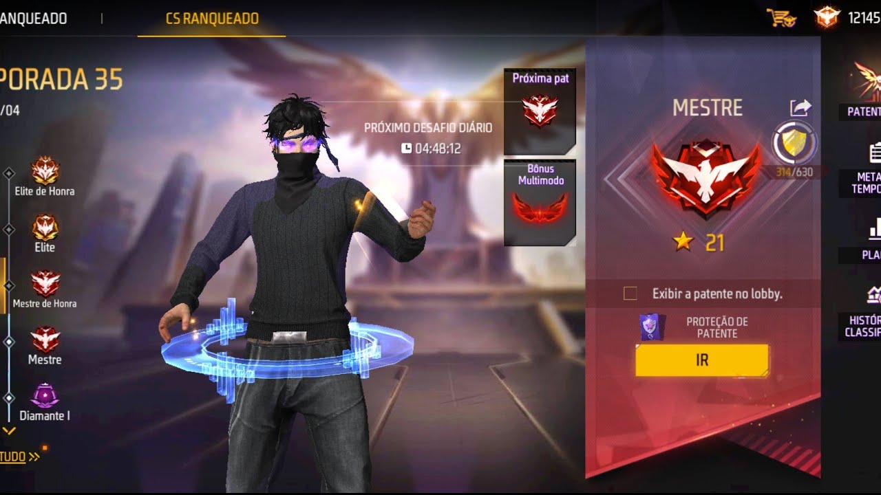 Jogando FF CS ranqueada poco x6 pro 