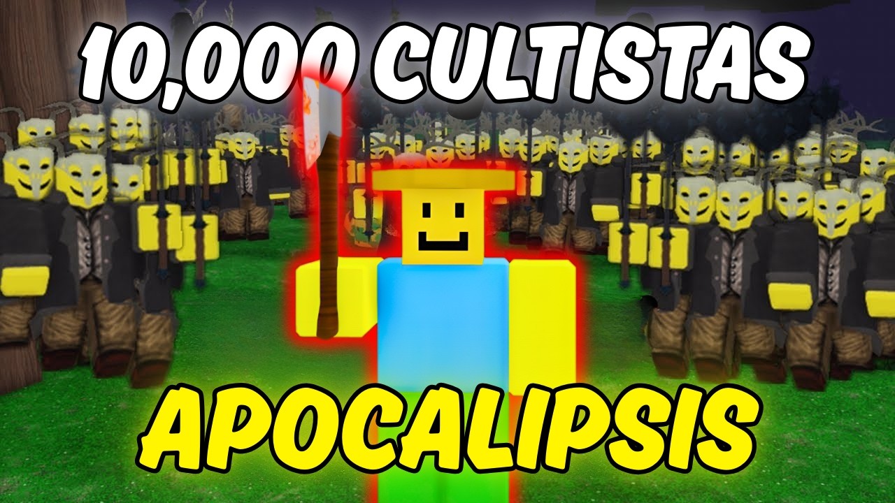 ¿Qué PASA si me ATACAN 100,000 CULTISTAS en 99 Noches en el Bosque ROBLOX?