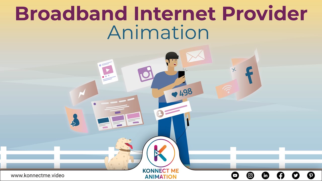 Best Internet Service Provider | Broadband Internet Provider Video | Explainer Video by Konnect Me