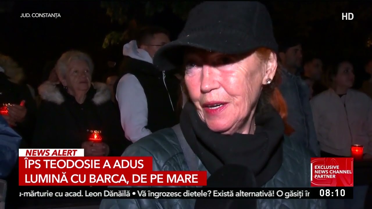 ÎPJ Teodosie a adus lumina cu barca, de pe mare