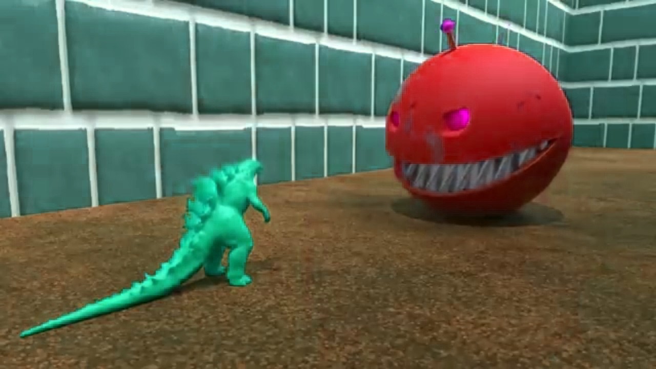 PACMAN - Robot Pacman Vs Godzilla | Animation Sponsored by Gamavisioncsupo2001effect