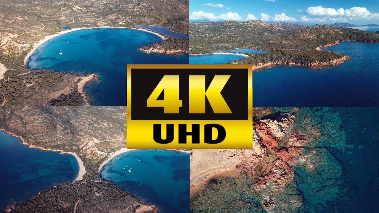 BAIE DE RONDINARA ET FOND MARIN - CORSE DU SUD - FILME PAR DRONE ET GoPro EN 4K - (octobre 2019)