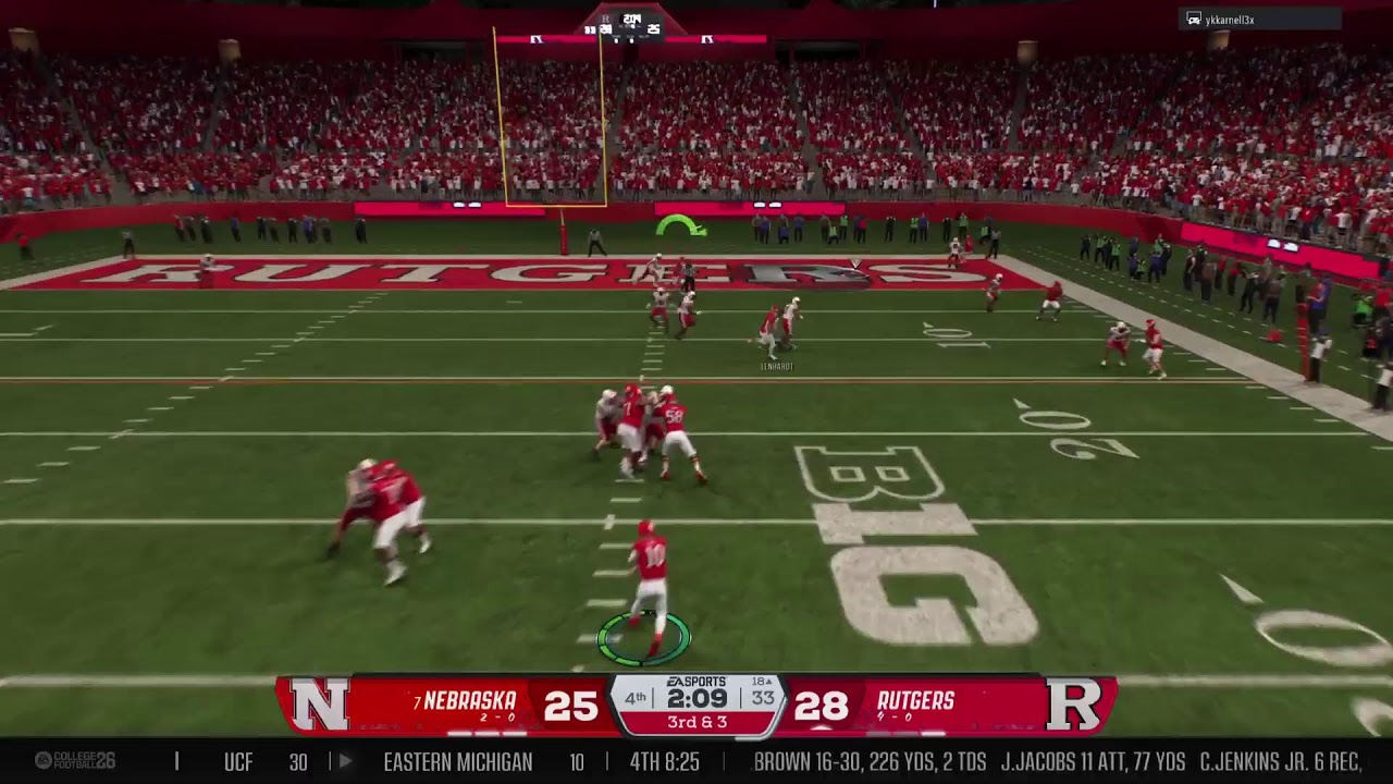 Year 2 Rutgers 🆚 Nebraska
