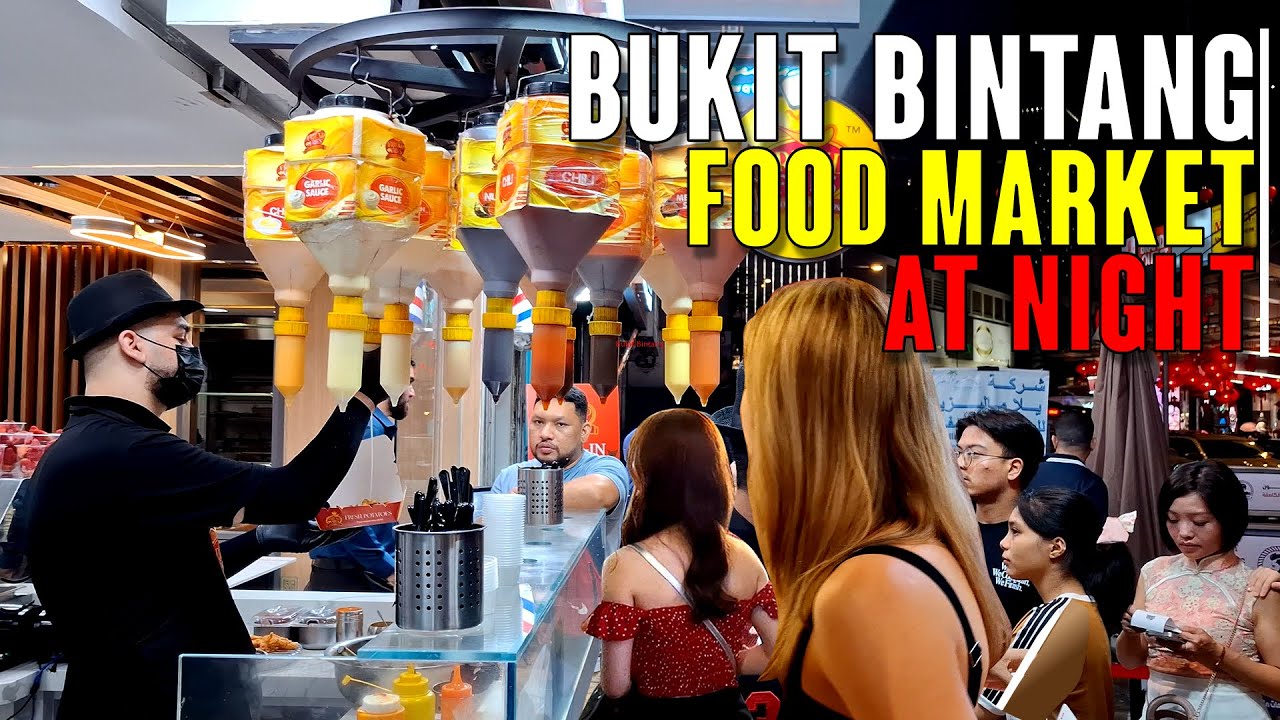 Mouthwatering Night Street Food & Ultimate FUN at Night | KL Bukit Bintang NIGHT FOOD STREET