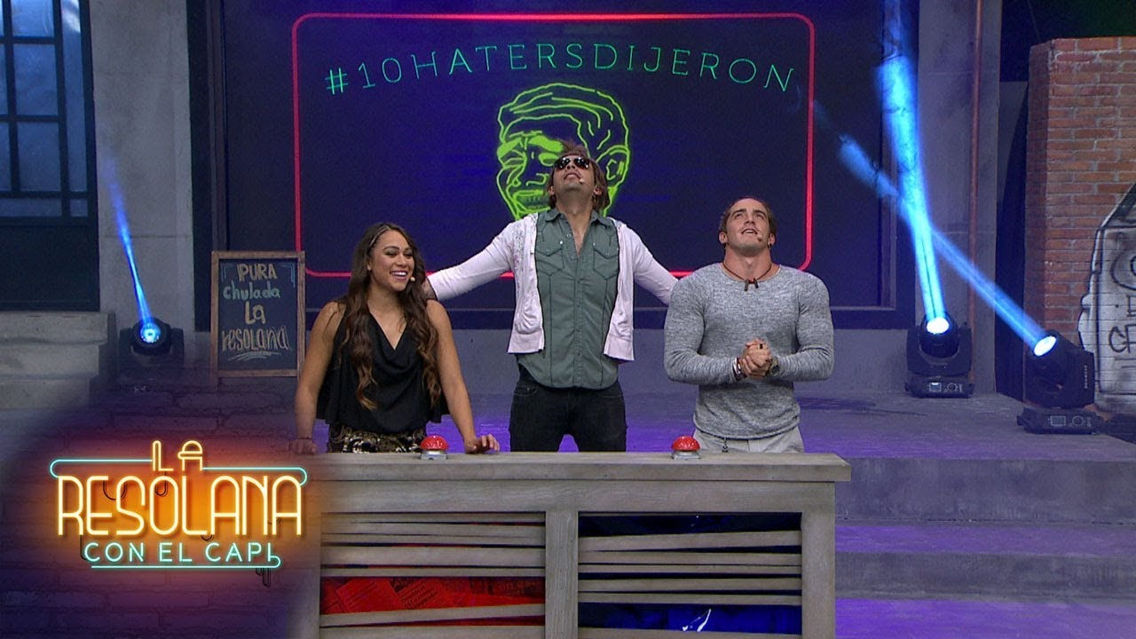 Capitoño Rosique llegó para enfrentar a Pato, Evelyn, Aidee y Aristeo a un  '10 haters dijeron'.