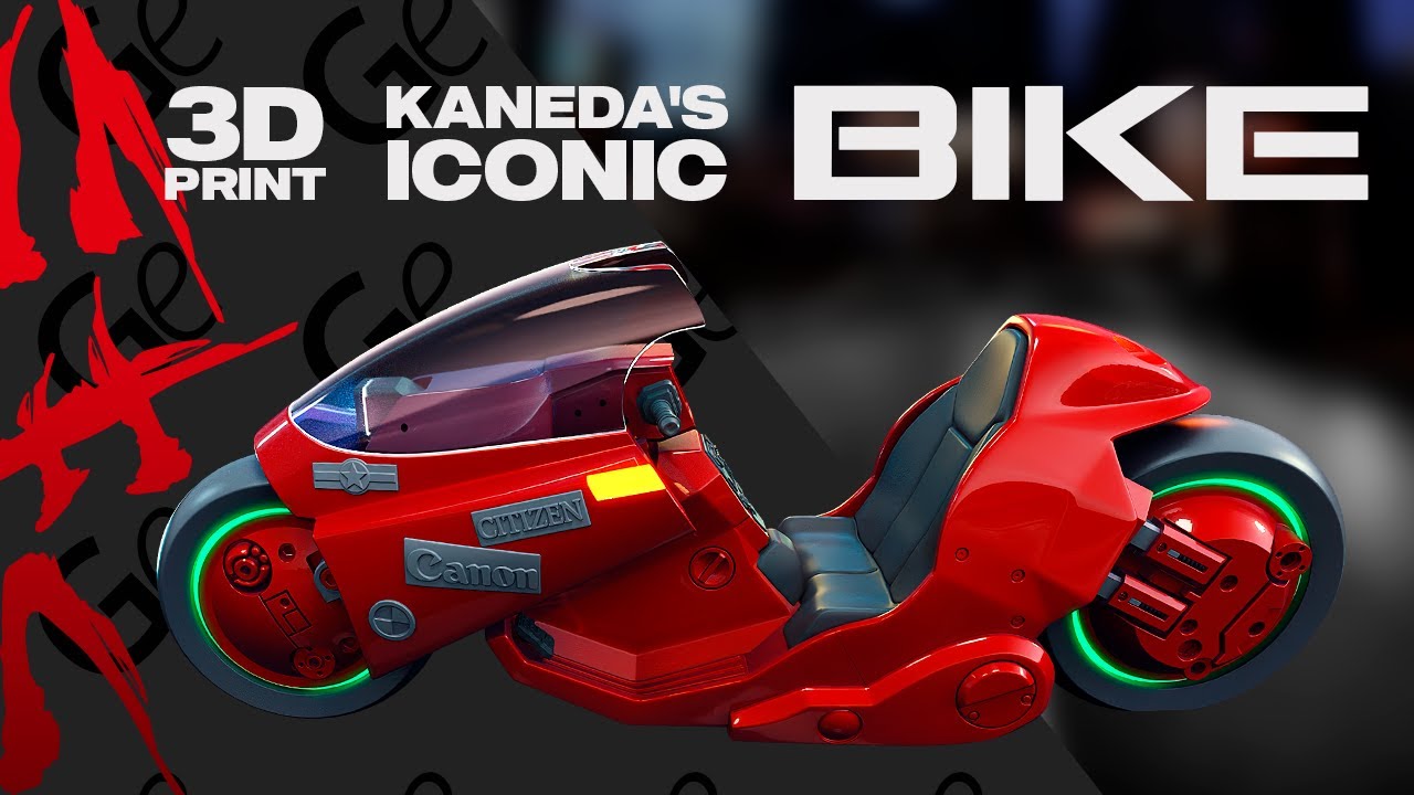 Akira Bike 3D Printing Model | Make Game Real