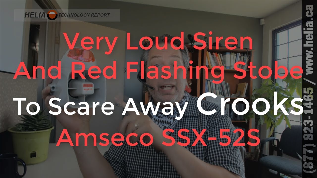 Very Loud Siren and Strobe | Amseco SSX-52S