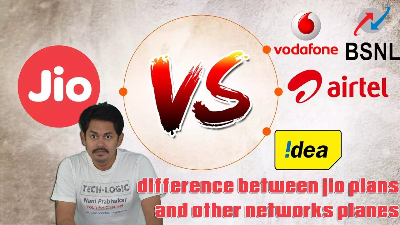 Difference between jio plans and other networks planes || Telugu || Tech-Logic