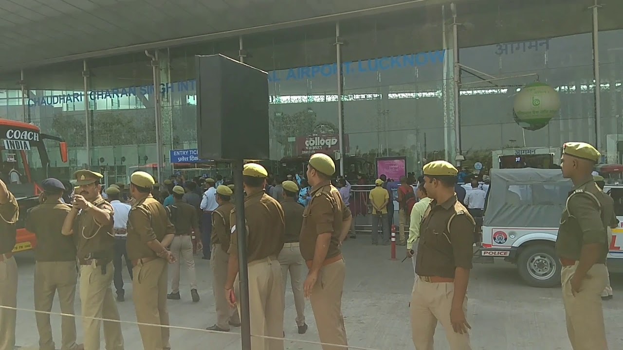 Indian cricket team and West Indies cricket team at Lucknow airport for 2nd T-20