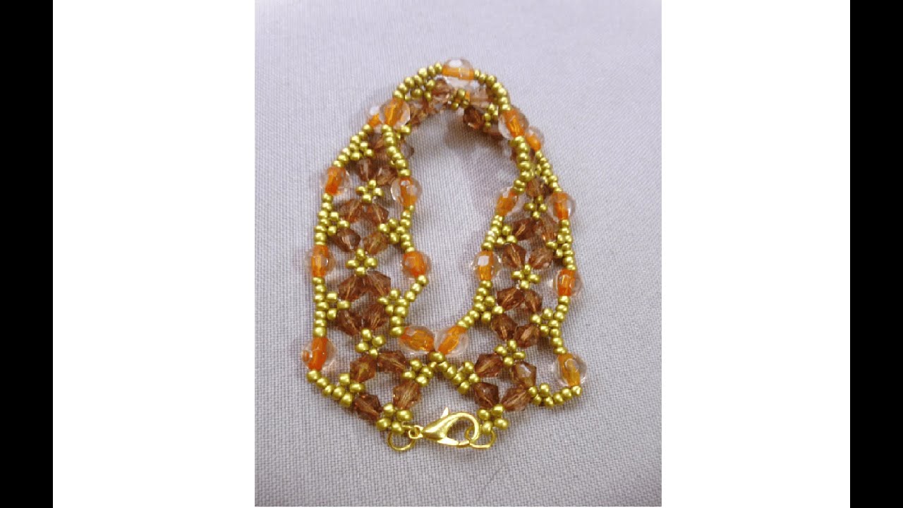 Tutorial-Pulsera rombo♥ArteMina Creaciones.