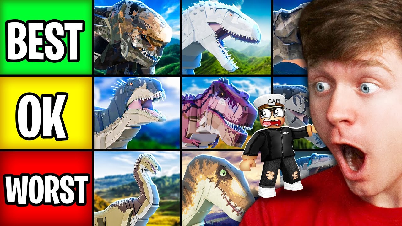 Ranking EVERY DINOSAUR in JURASSIC BLOCKY