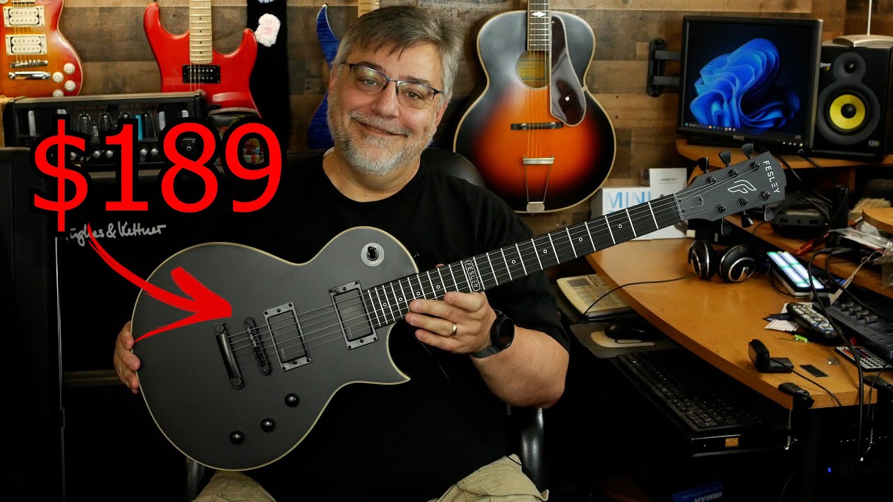How can they do this for UNDER $200?!?  The Fesley FLP350 Electric Guitar