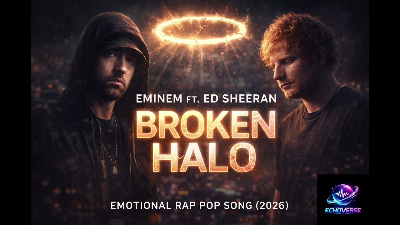 Eminem ft. Ed Sheeran – Broken Halo | Emotional Rap Pop Song (2026)