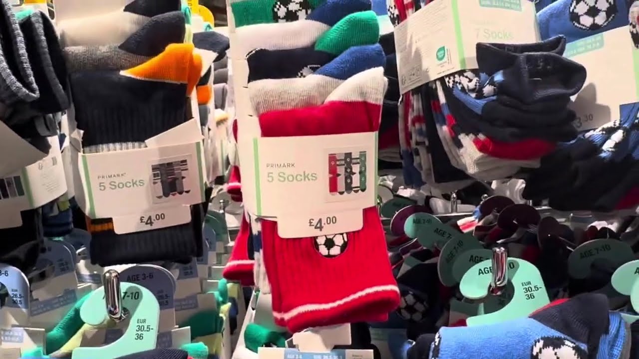 Детские зимние носки Primark 2025