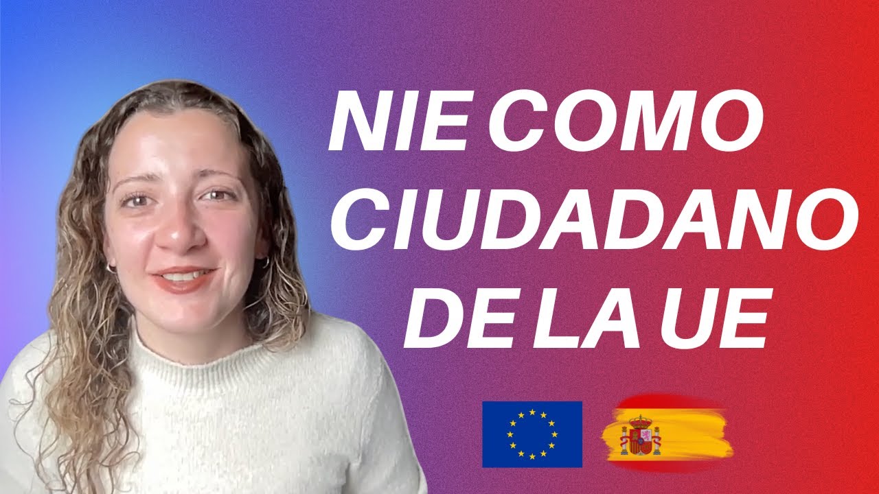 Trámite #NIE para ciudadano comunitario UE 🇪🇺 emigrar España
