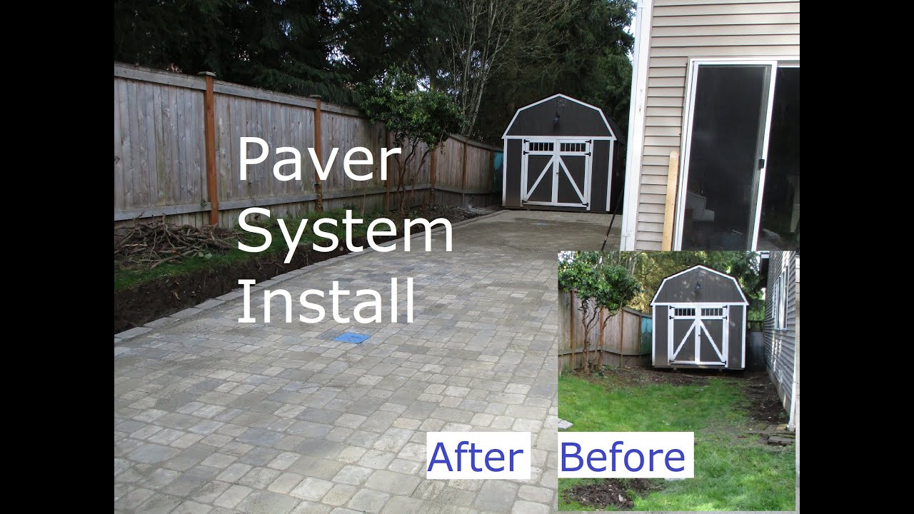 How to Install Patio Pavers - DIY - concrete Pavers