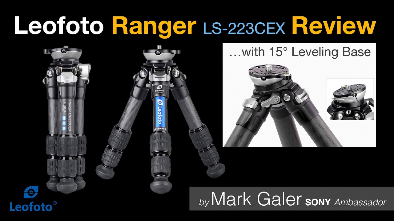 Штатив Leofoto Ranger LS-223CEX: использование выравнивающего основания и L-образной площадки для...