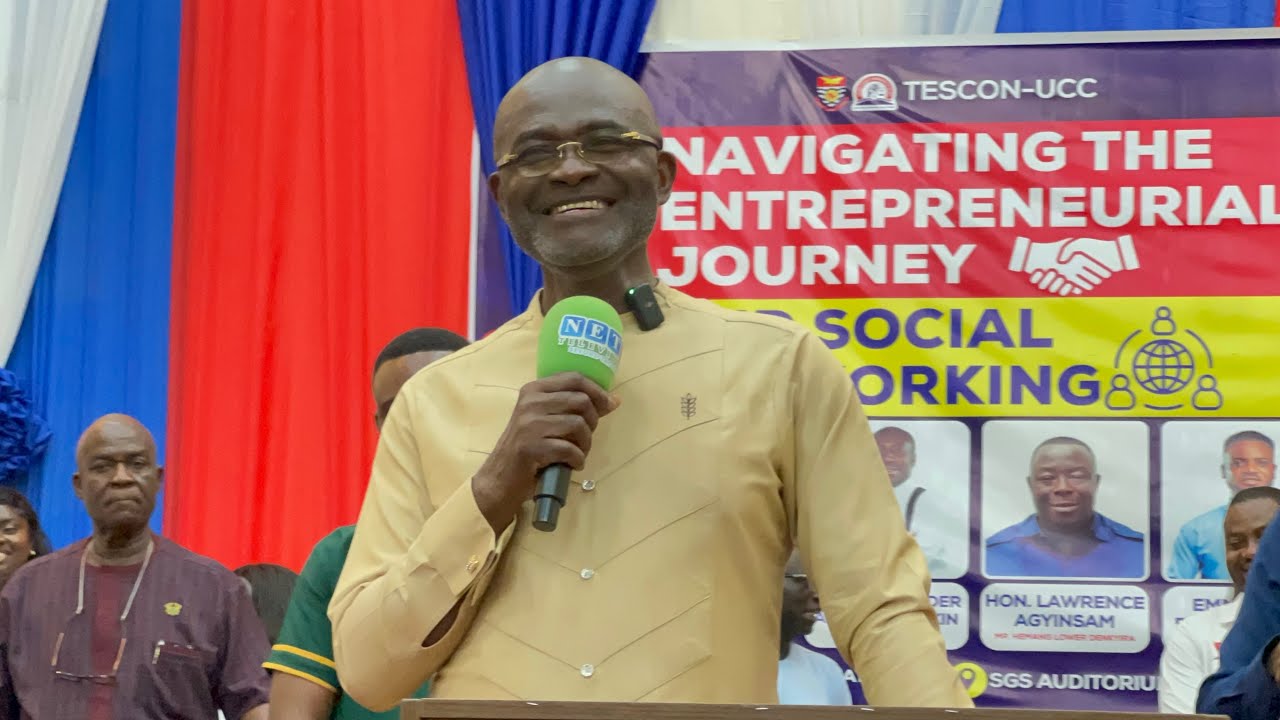 Hon. Kennedy Agyapong Delivers Powerful Speech at UCC TESCON Program…Donates Huge Amount to support