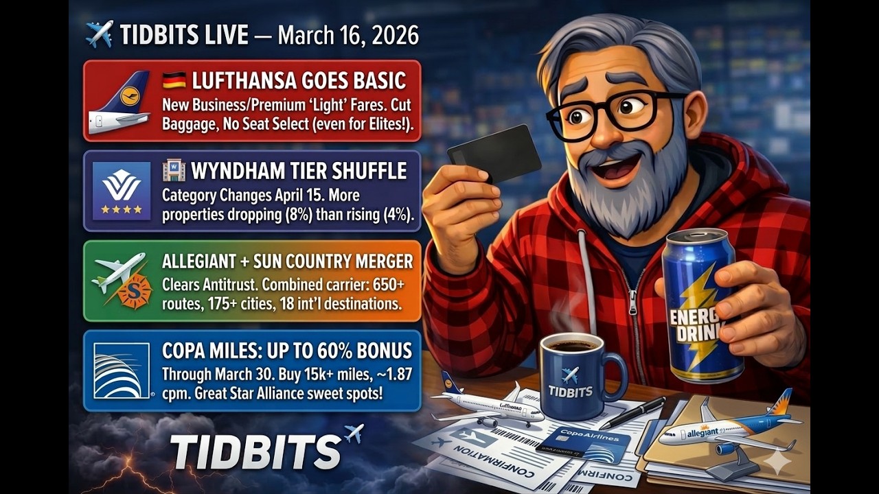 TidBits Live 3/16 | Lufthansa Signs on to RUIN Business and Premium Economy