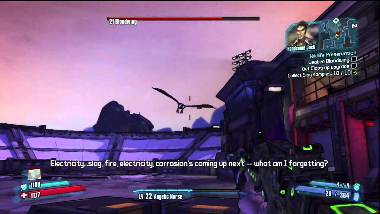 Borderlands 2 Boss Slagged BloodWing