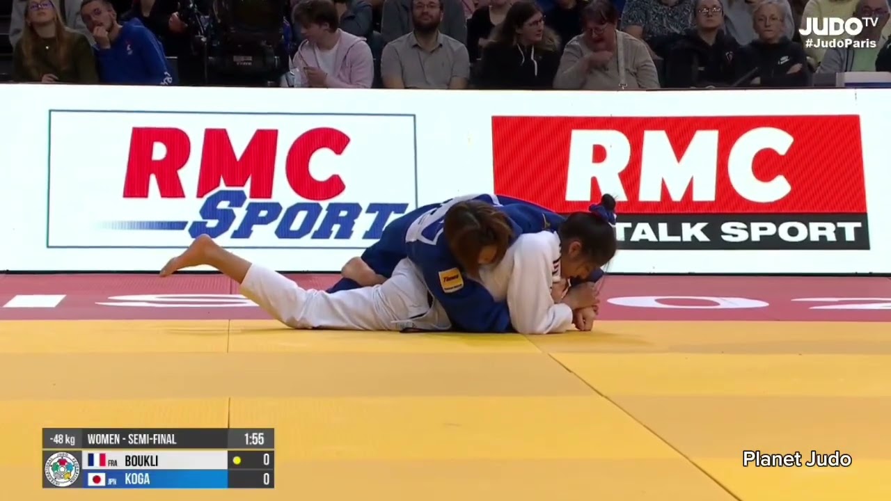 Shirine BOUKLI 🇨🇵 🆚️ Wakana KOGA 🇯🇵 | полуфинал/-48кг | Большой Шлем Париж 2026