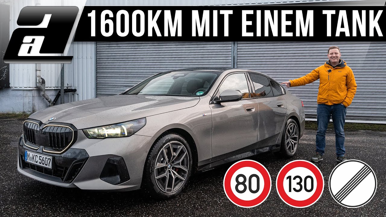 2024 BMW 520d (197PS, 400NM, G60) | SO wenig verbraucht er wirklich! | 80 vs 130 vs VOLLGAS