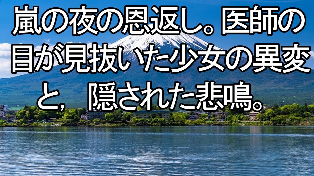20250529   【感動する話】嵐の夜の恩返し。医師の目が見抜いた少女の異変と, 隠された悲鳴。【朗読・スカッと】 meger