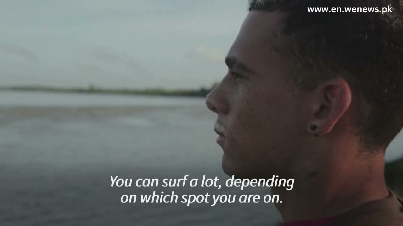 Surfers Brave Waves in Brazilian Amazon