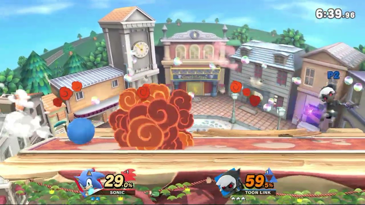 Wall of projectiles