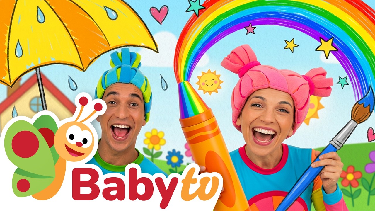 Colours, Drawing & Fun Dances with Tipa & Tupa! ✏️🌈 @BabyTV