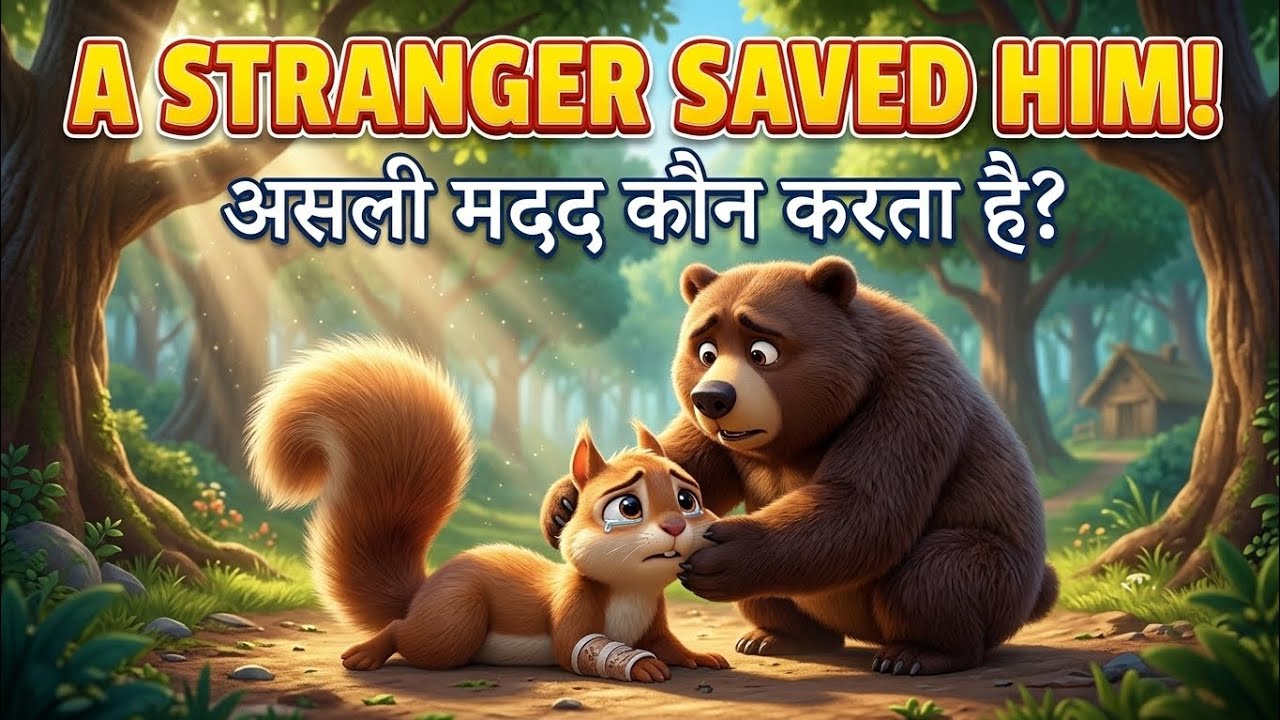 The Good Samaritan | Bruno Helped When No One Did | Cartoon For Kids | Hindi