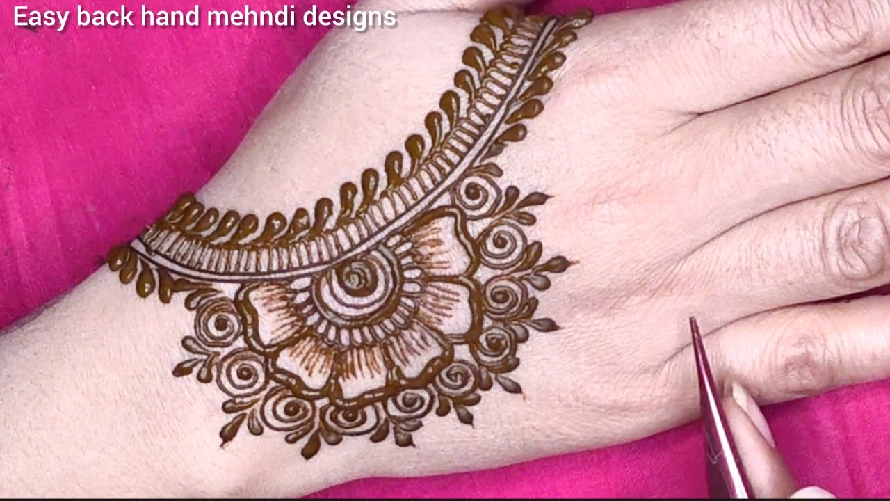 Beautiful back hand mehndi design | mehndi ka design | mehndi design 