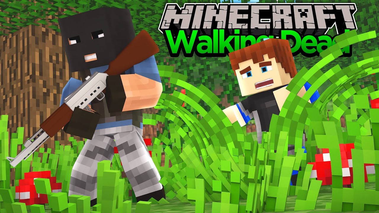 Minecraft THE WALKING DEAD - SCUBA STEVE IS ALIVE!!!!