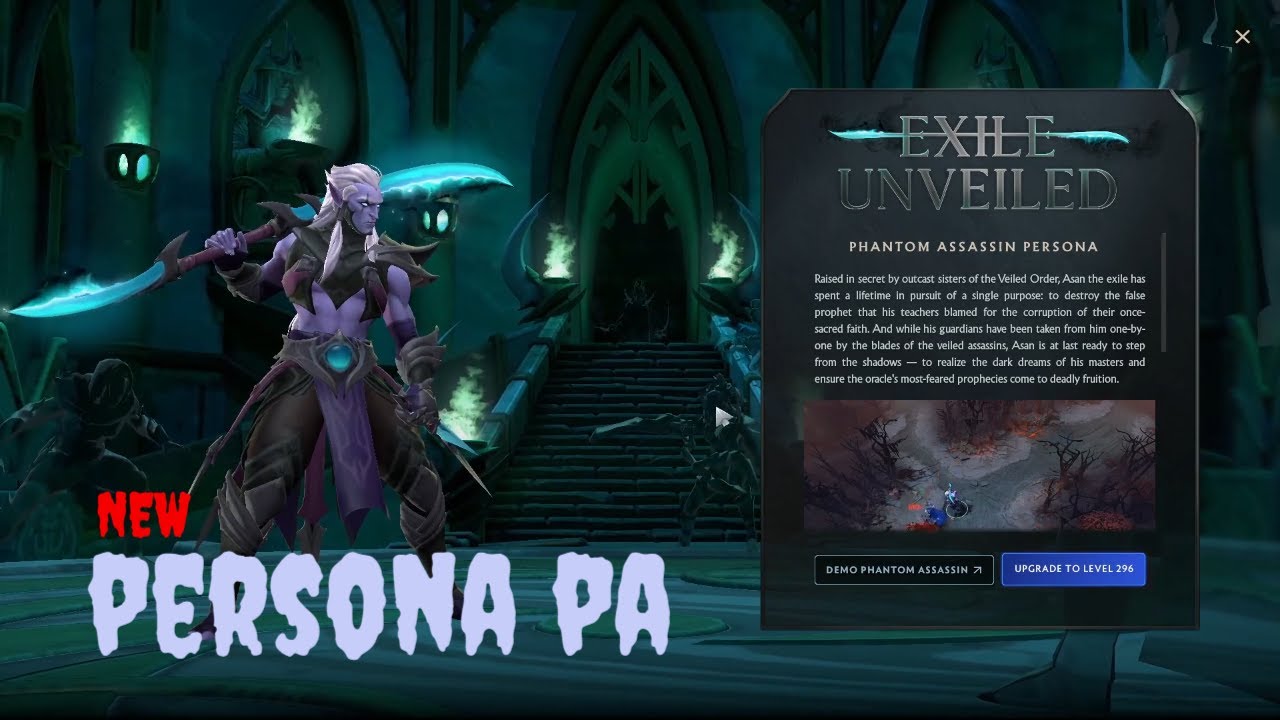Battle pass TI11 Phantom Assasin Persona review|Gnitgogo