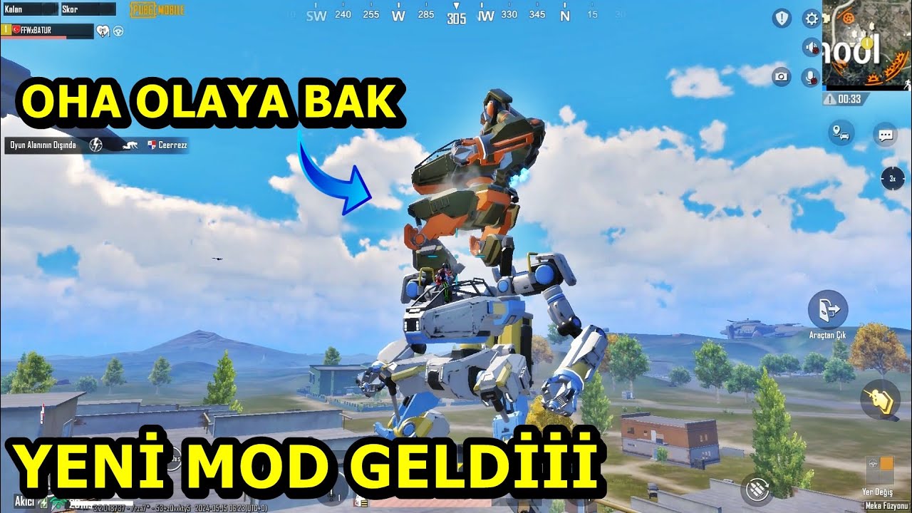 YENİ MODU BİR DE BÖYLE İZLEYİN ! NEFES ALAMAYACAKSINIZ ONE MAN SQUAD PUBG MOBİLE
