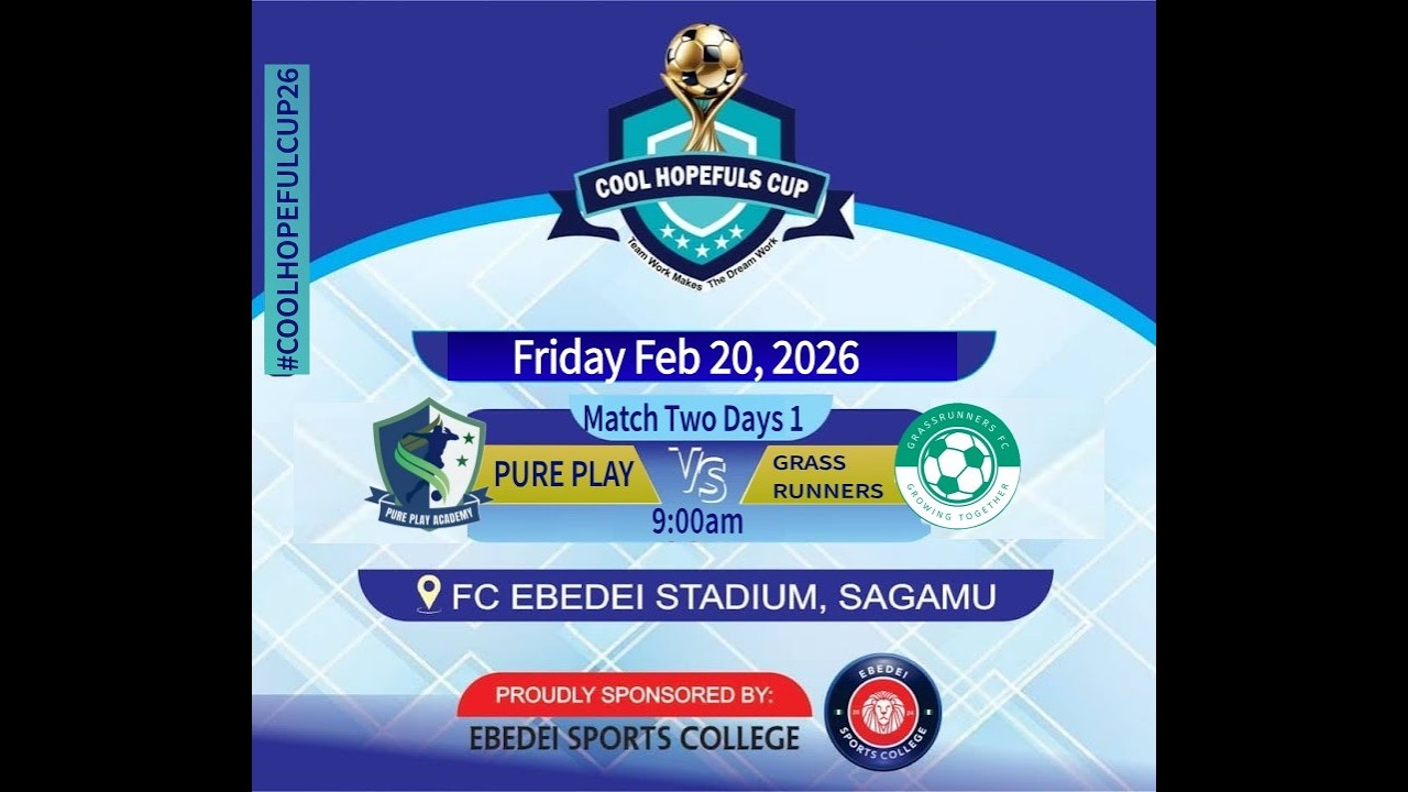 COOL HOPEFULS CUP: PUREPLAY FA VS GRASSRUNNERS FC
