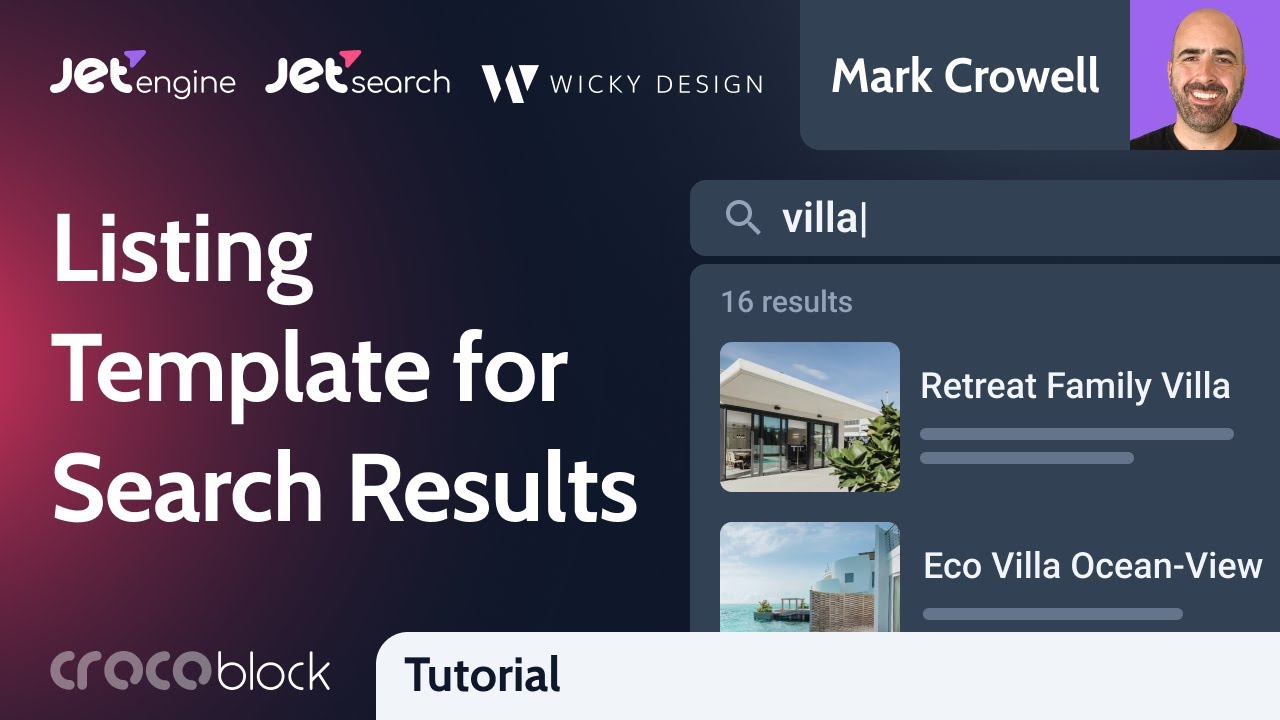 How to Set a Listing Template for Live Search Results Area in WordPress | JetSearch