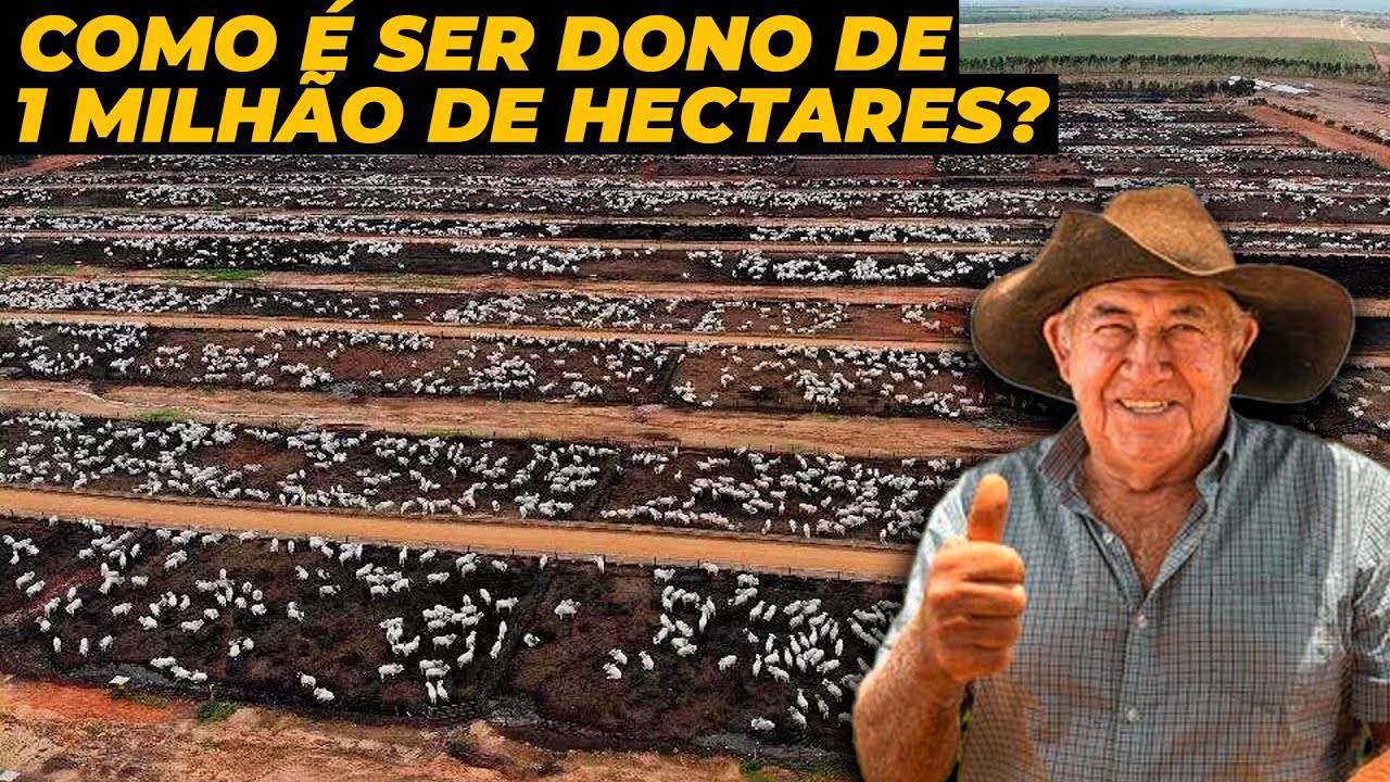 CONHEÇA O MAIOR FAZENDEIRO DO BRASIL EM TAMANHO DE TERRAS