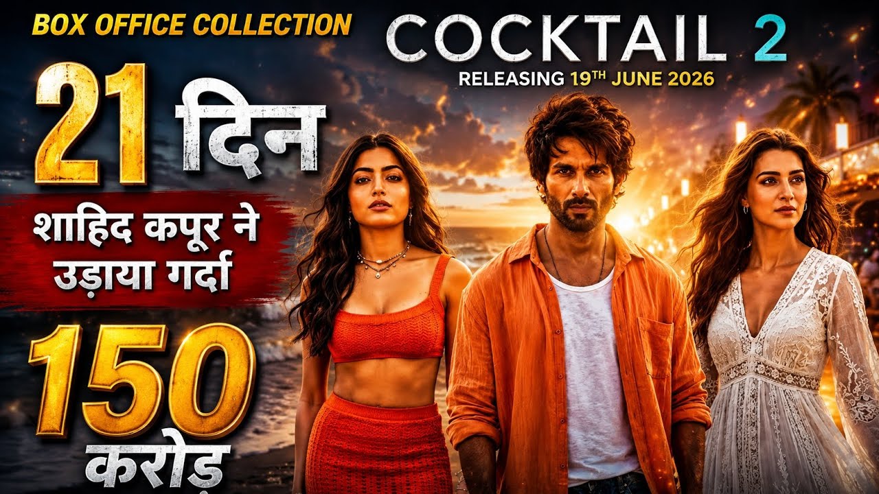 Cocktail 2 Box Office Collection Day 21, Cocktail 2 Total Worldwide Collection, Kriti, Shahid