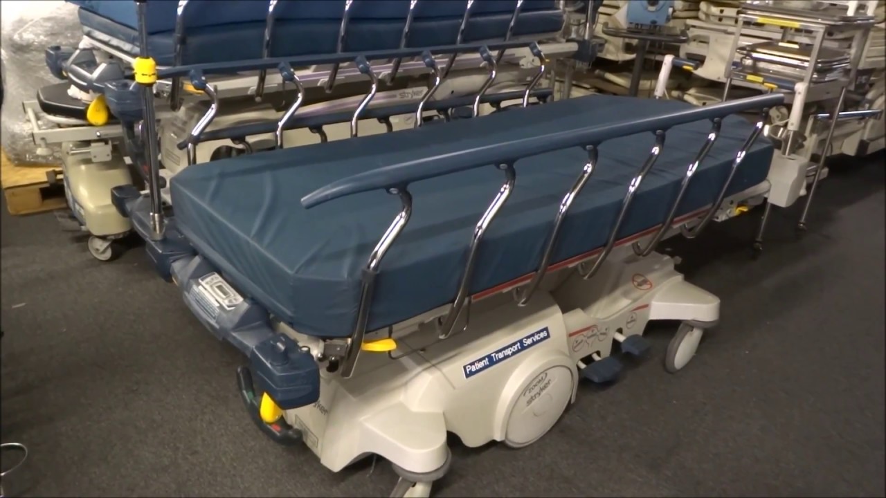 Stryker 1025 Big Wheel Stretcher with Zoom Drive