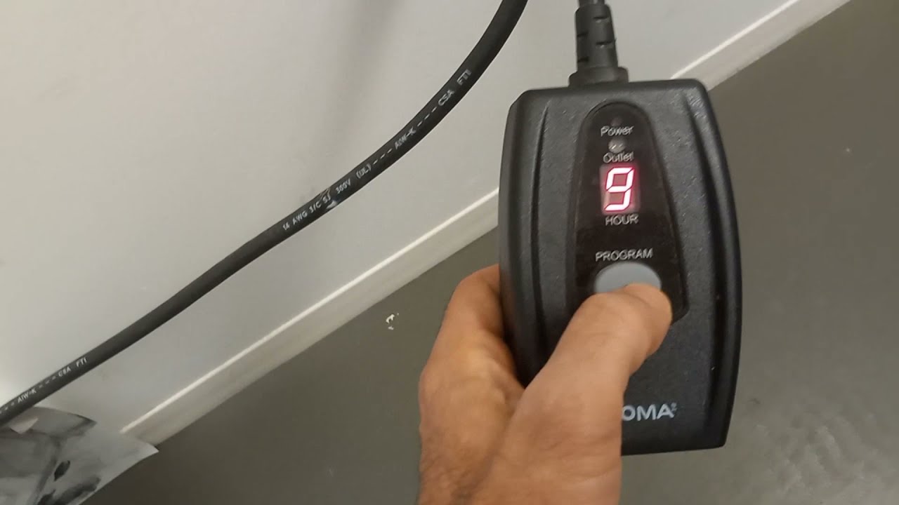 Инструкция по использованию таймера NOMA для наружного использования с одной кнопкой фотоэлемента
